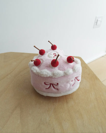[PREORDER] Cake Reusable Bag Plushie with Hand-Drawn Print (Large)