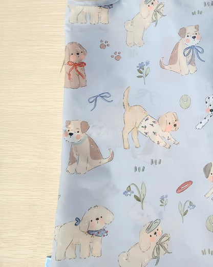 [PREORDER] Doggie Reusable Bag Plushie with Hand-Drawn Print (XL)