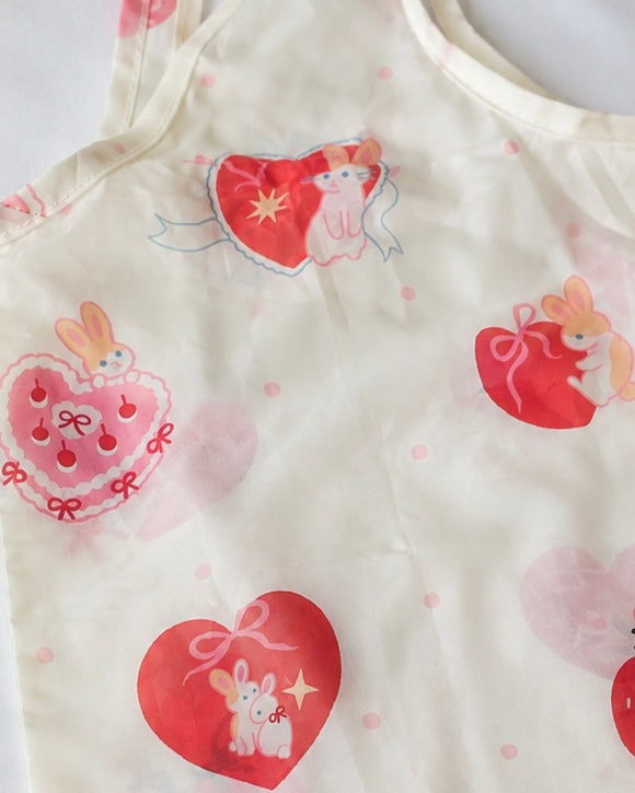 [PREORDER] Cake Reusable Bag Plushie with Hand-Drawn Print (Large)